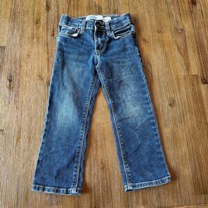 4/20$ Old Navy Toddler Blue Straight Jeans size 3T
